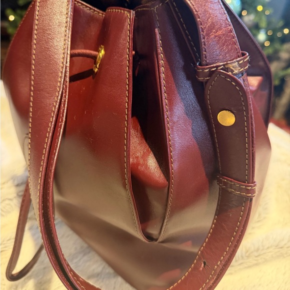 CARTIER  Leather Bucket Bag Set - Picture 9 of 15